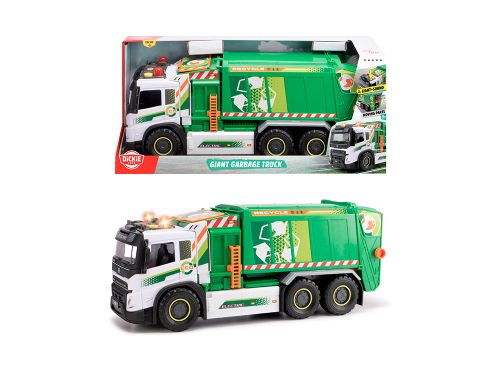 Dickie - Camion à ordures géant Son et lumière55 cm
