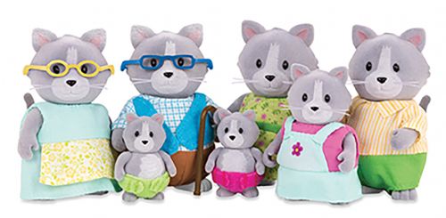 Li'l Woodzeez - Grande famille de chats Daintypaw