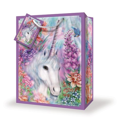 Jumbo gift bag - Unicorn Wink