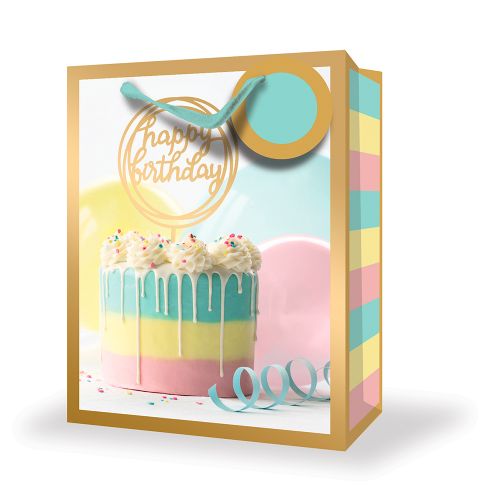 Large gift bag - Pastel Cake